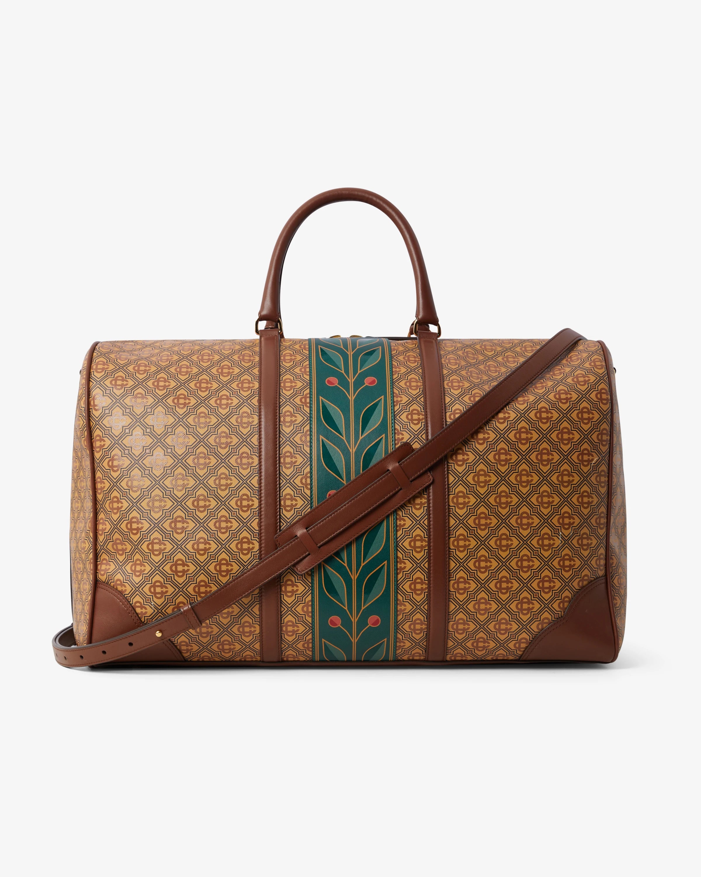 Casablanca weekender beige monogram tela