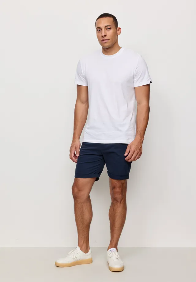 Recolution Majoram pantaloncini blu navy cotone bio