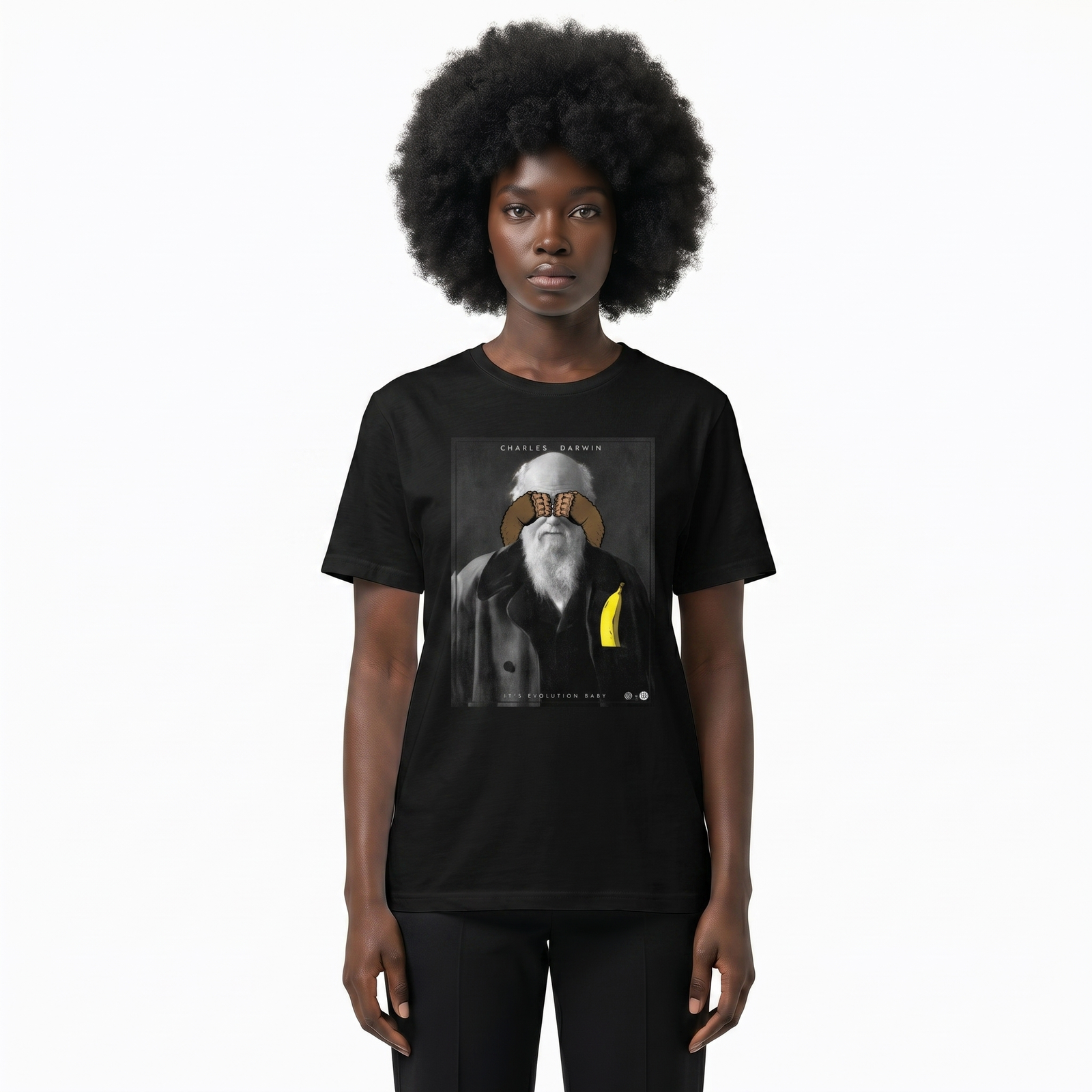 Seetees Darwin t-shirt grafica 1800