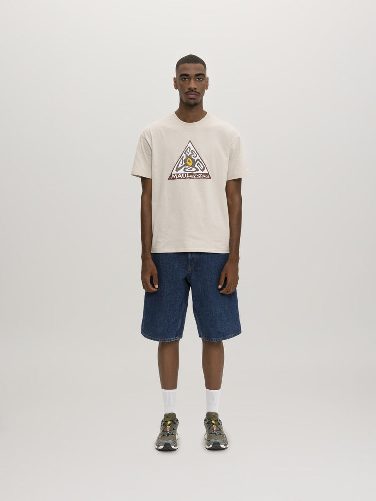 Maui and Sons Infinity Boxy Fit maglietta Cement tribal