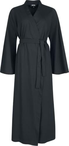 Gothicana by EMP accappatoio kimono XL nero french terry