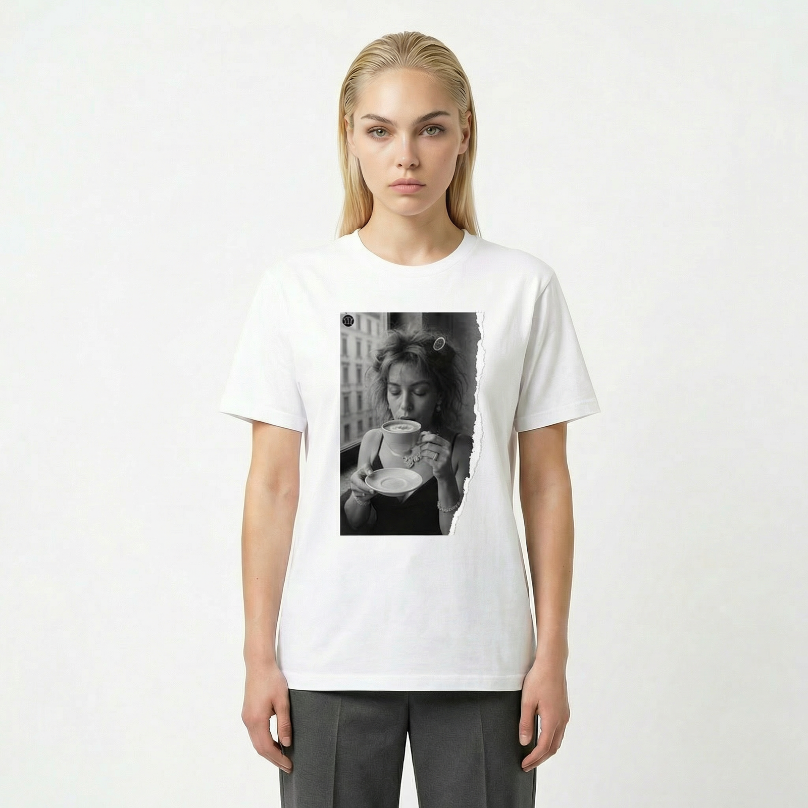 Seetees Cappuccino Break t-shirt donna comoda