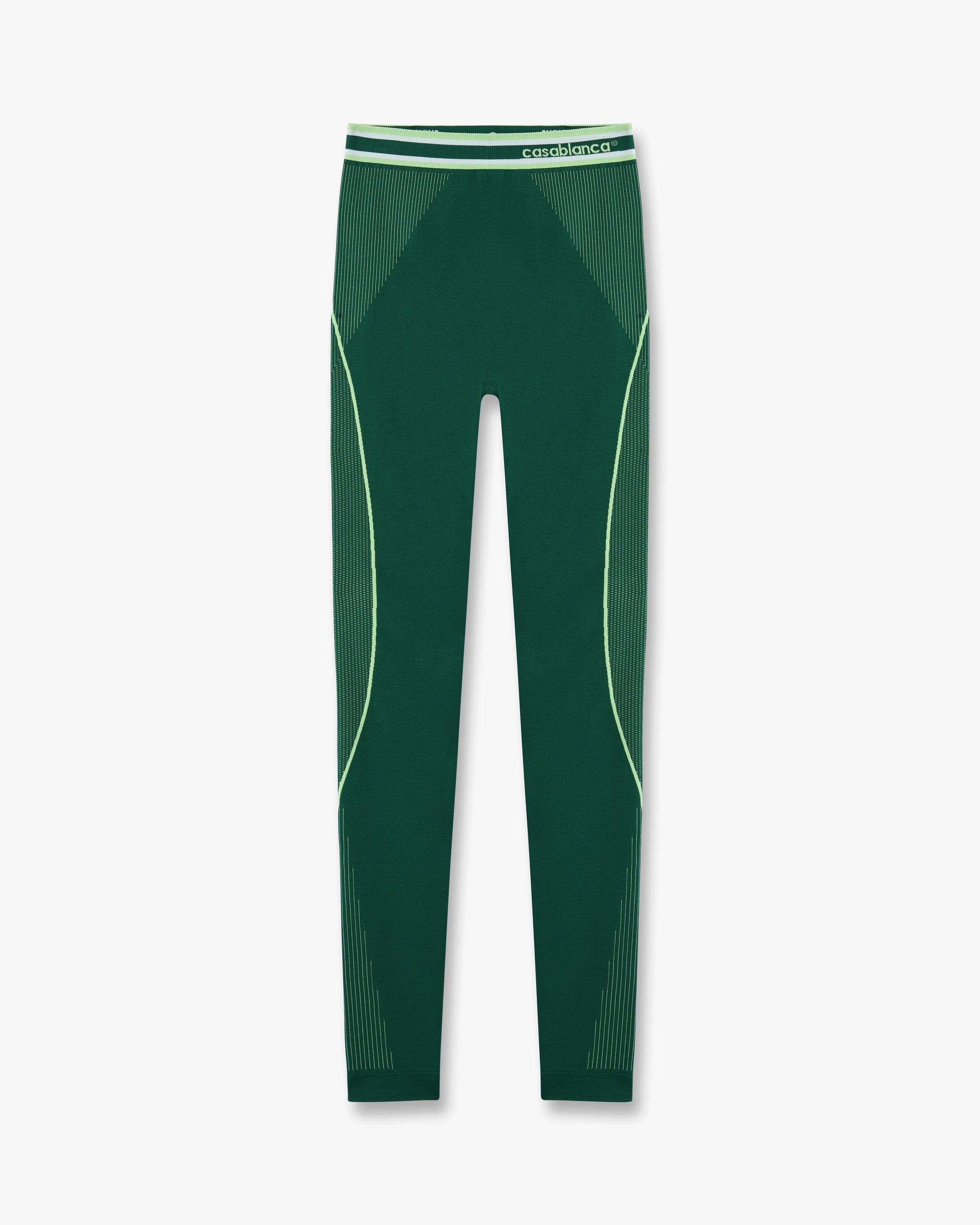 Casablanca leggings sportivi verdi S/M L/XL
