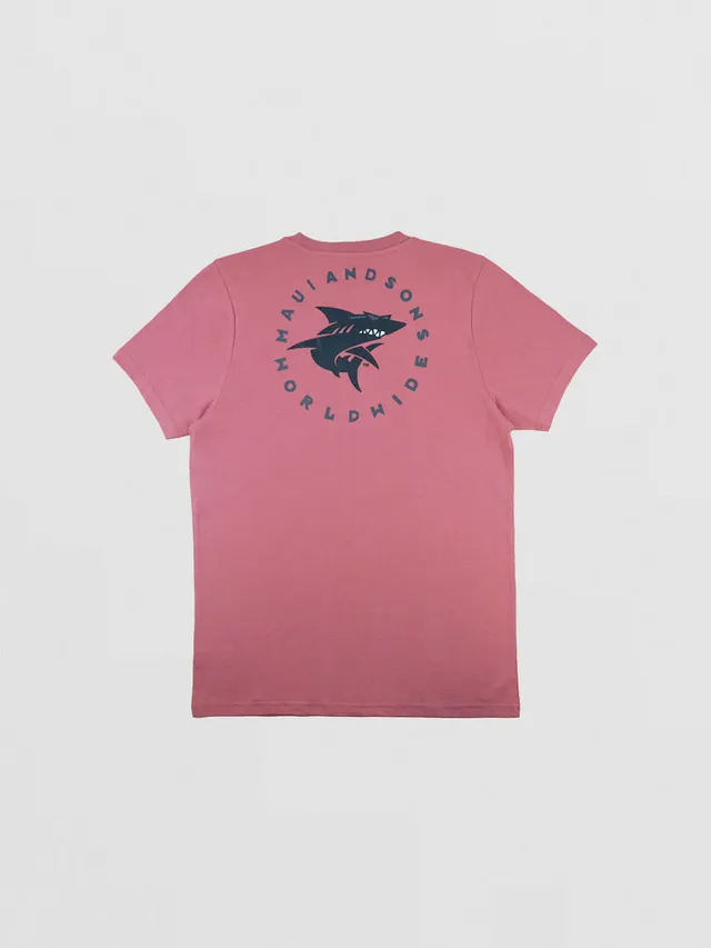 Maui and Sons Twister Worldwide T-shirt maglietta rosa
