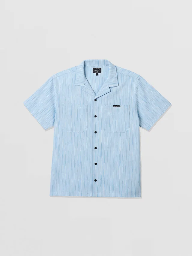 Maui and Sons Ashline camicia manica corta nera cotone