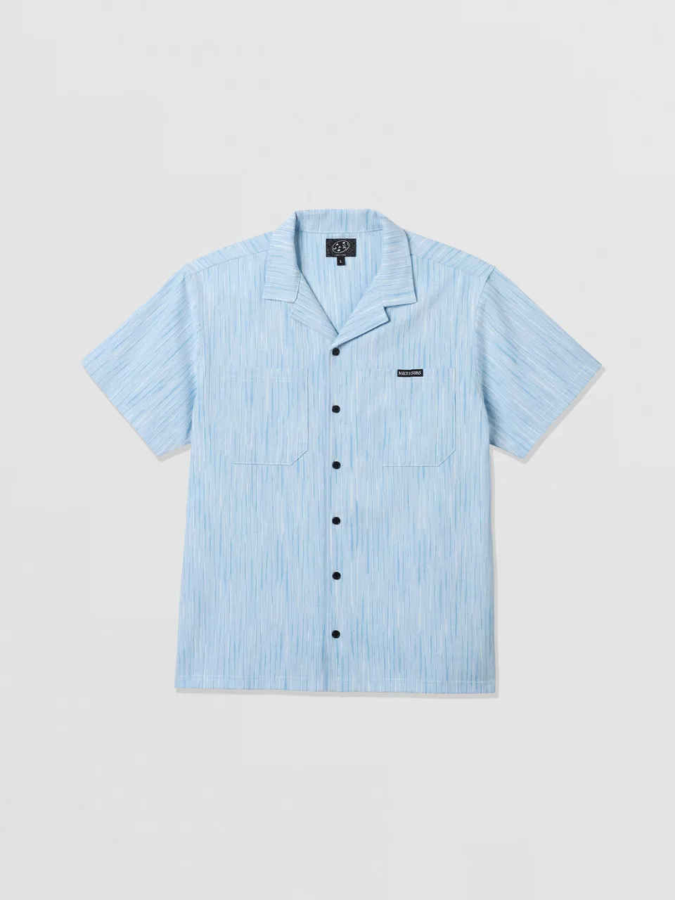 Maui and Sons Ashline camicia manica corta nera cotone