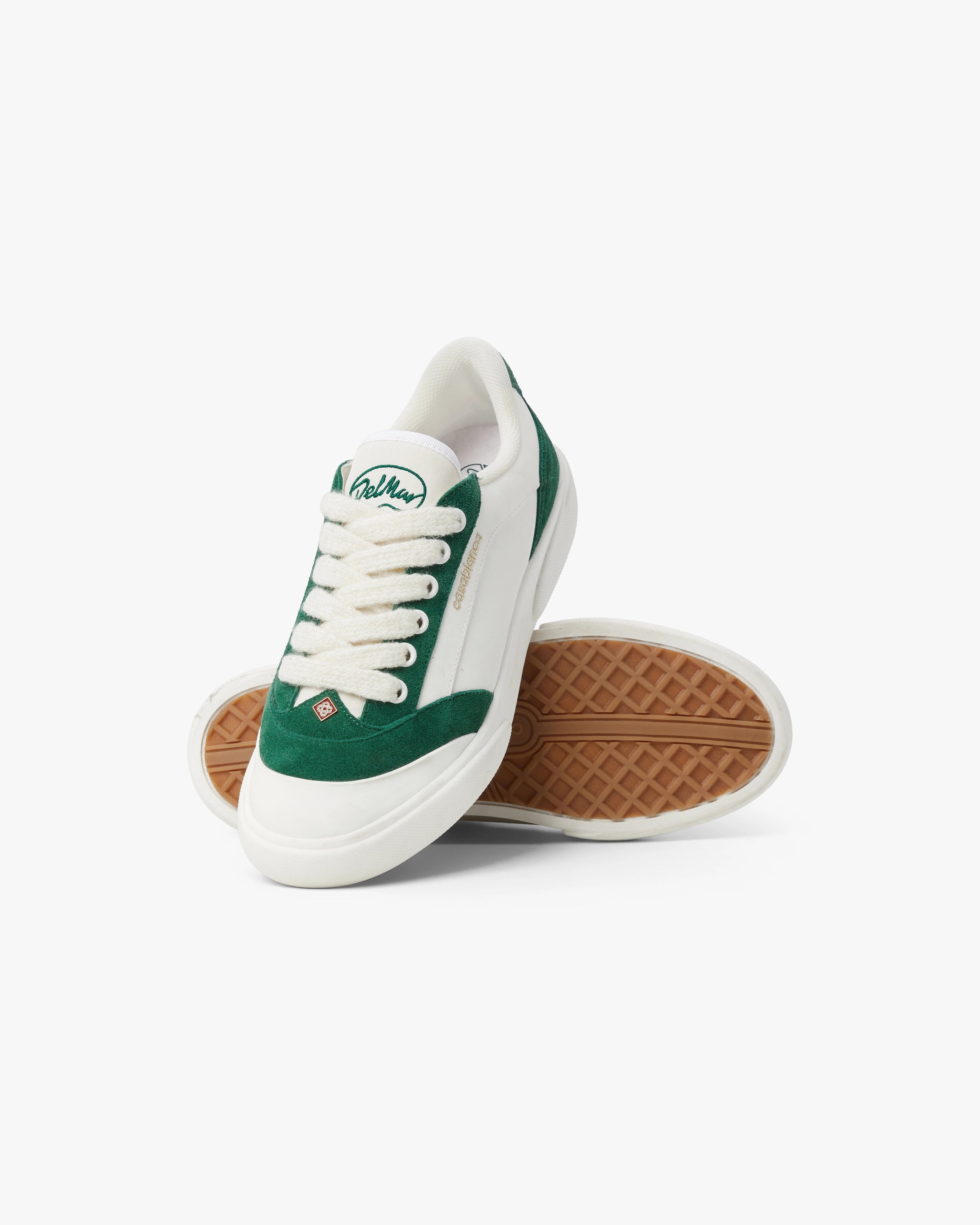 Casablanca Del Mar Sneakers Bianco Verde Pelle