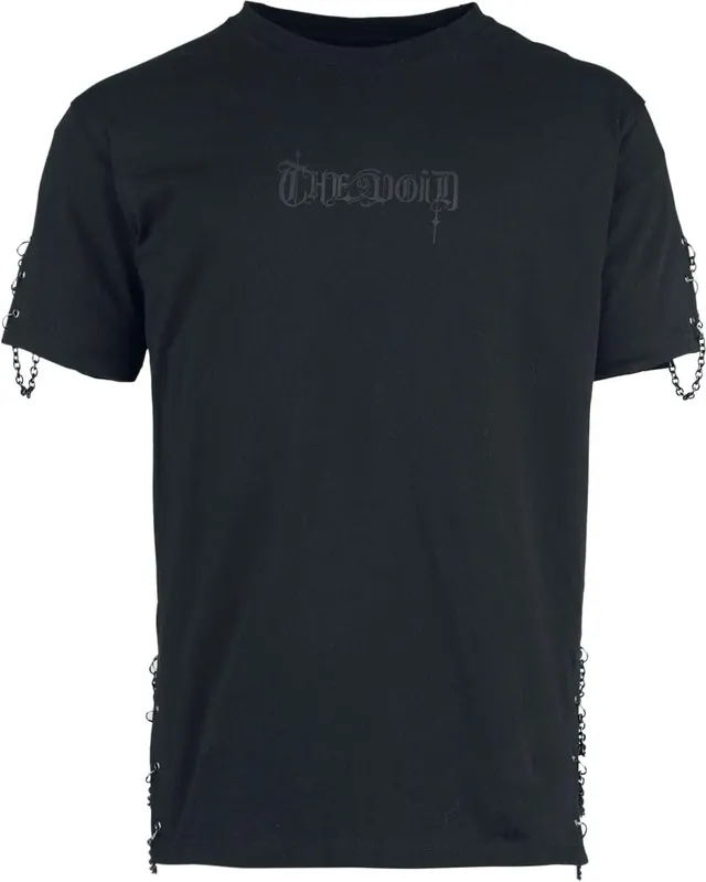 Gothicana The Void t-shirt nera uomo L cotone gotico