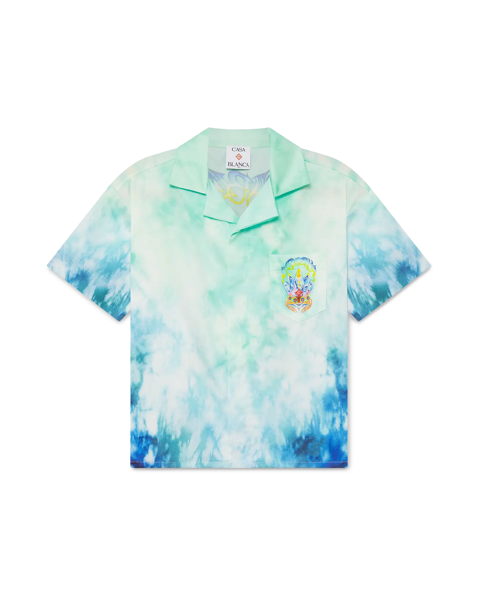 Casablanca Surf Lotus camicia bambino multicolore cotone