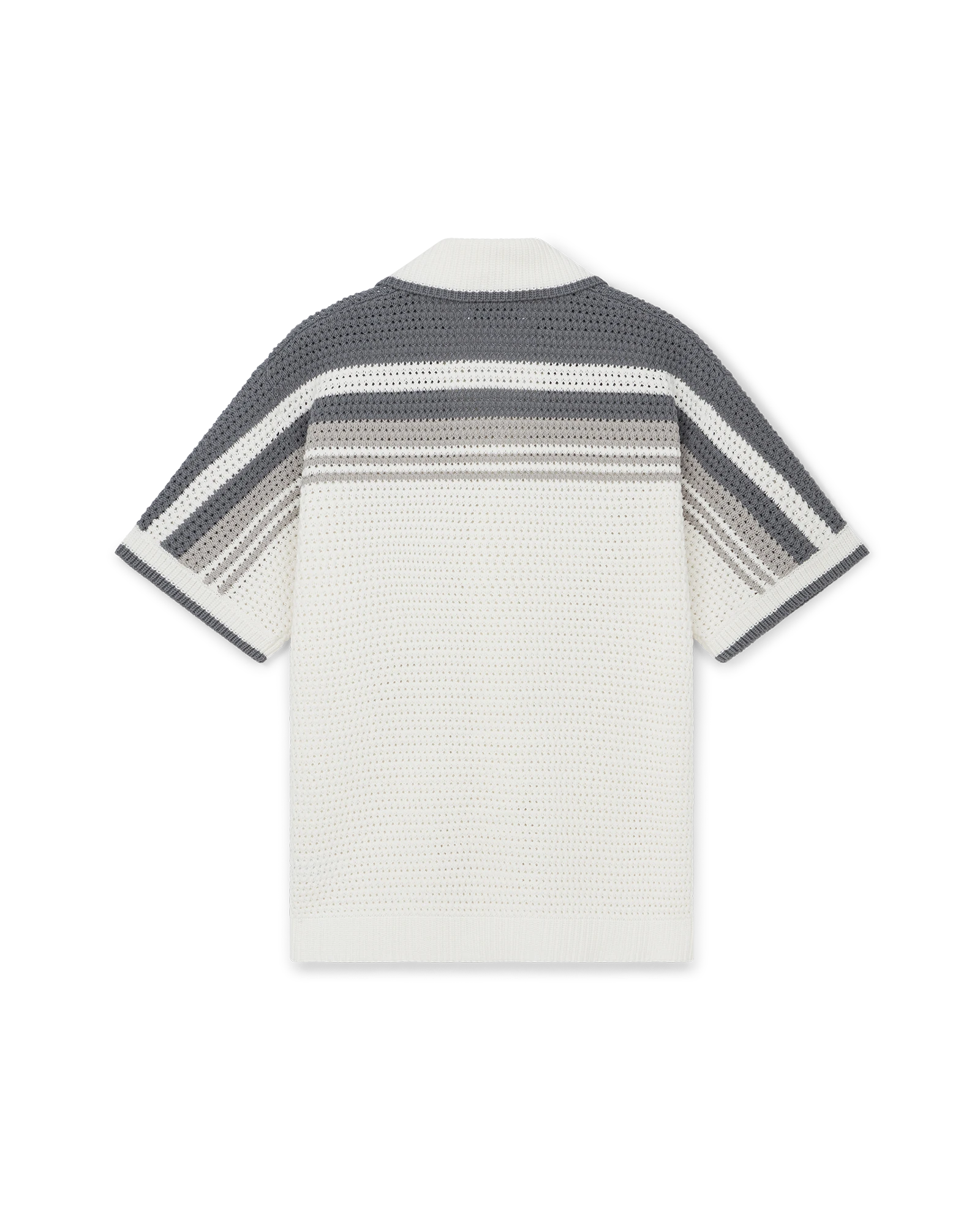 Casablanca Tennis Crochet camicia crochet bianca cotone