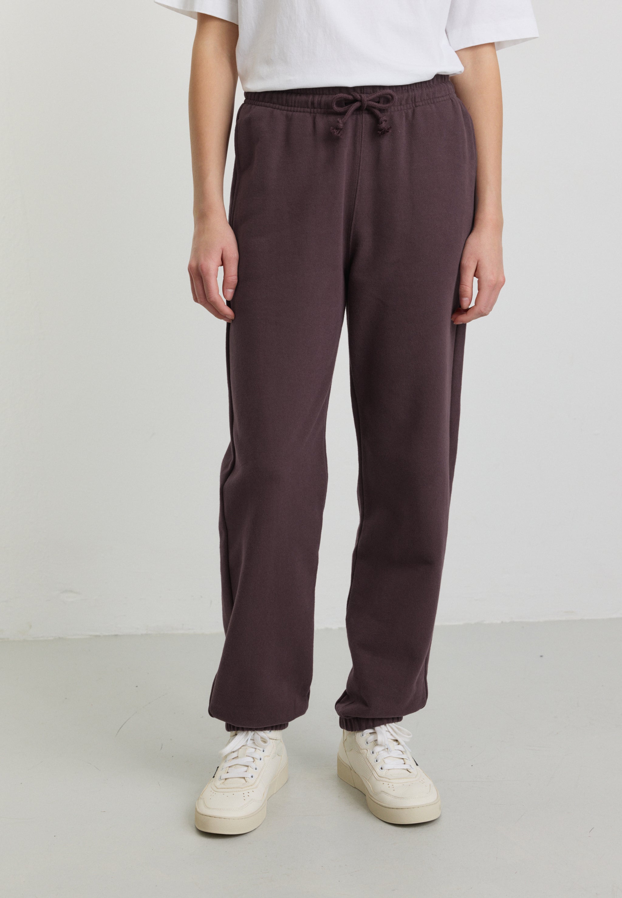 Recolution Scilla Pantaloni Jogger Viola Scuro Cotone Bio