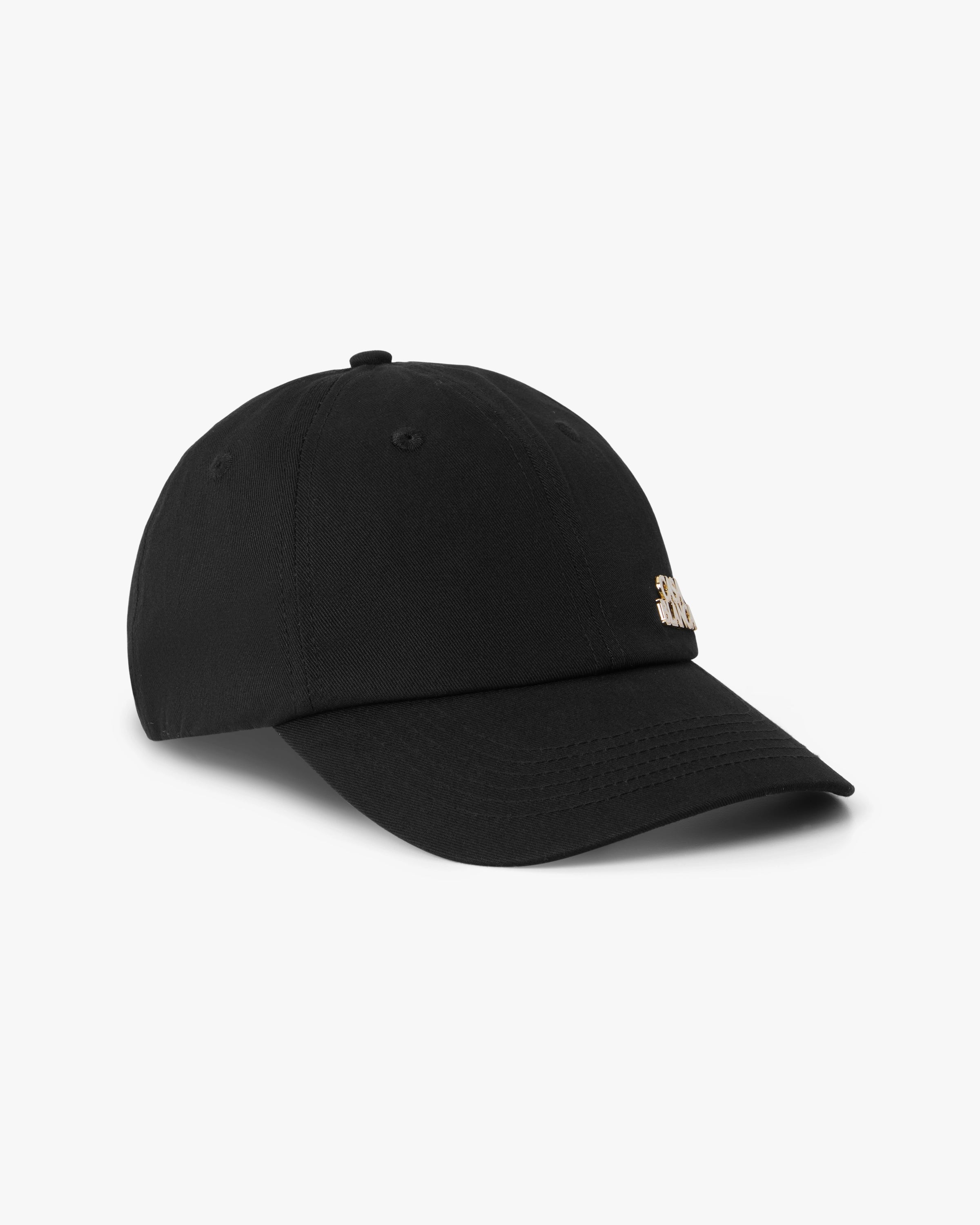 Casablanca Stacked Logo cappellino nero cotone
