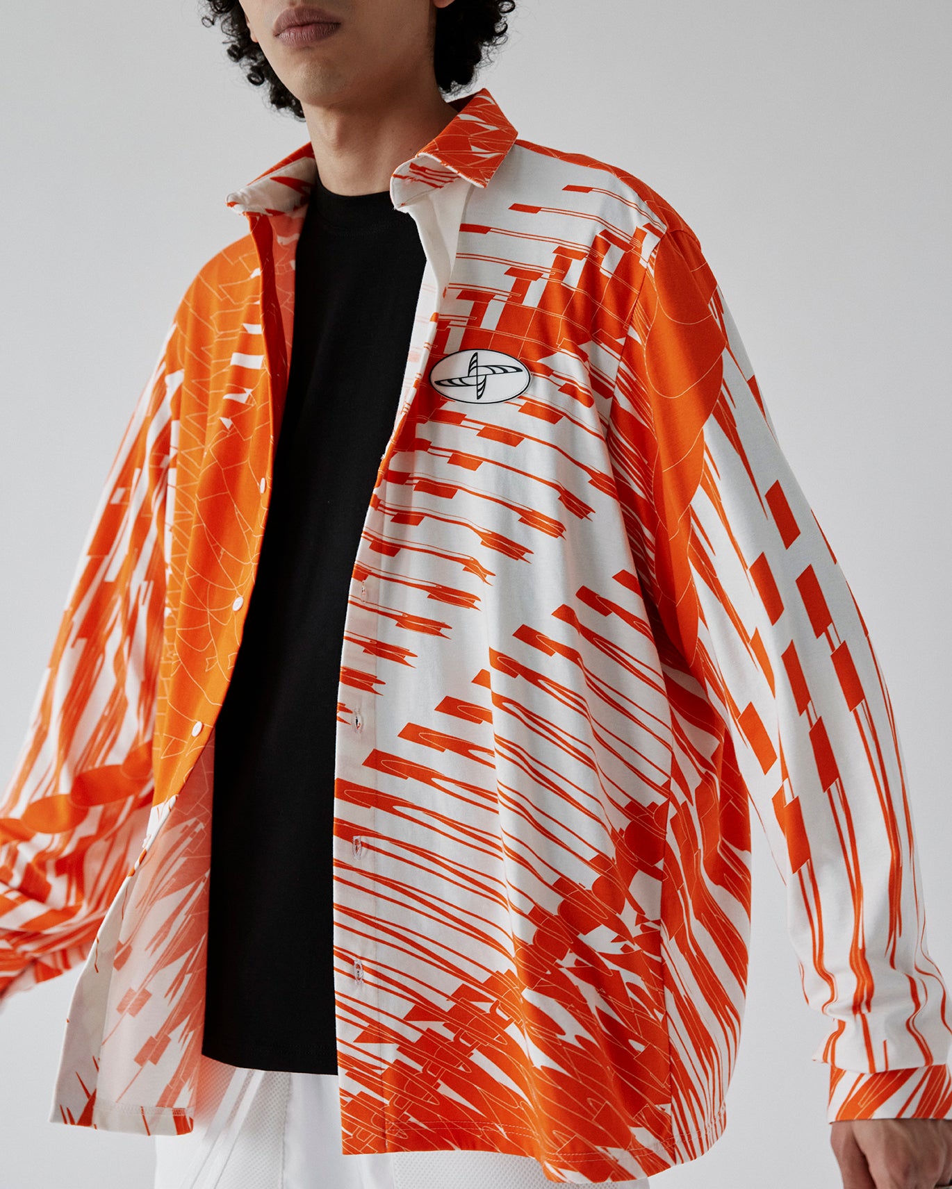 Noskra Brutal camicia stampata cotone pezzo unico