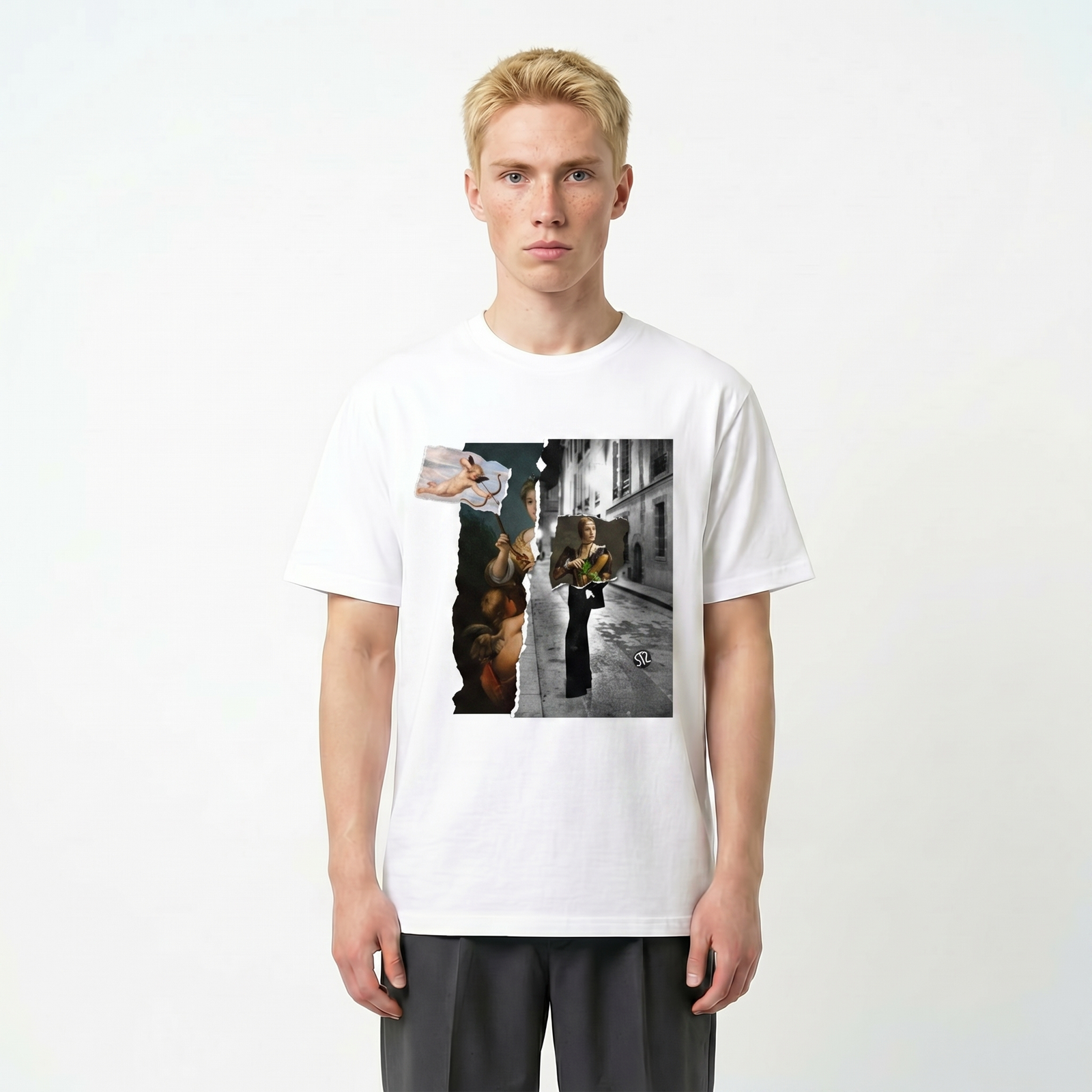 Seetees Scatti Street Market t-shirt stampa foto