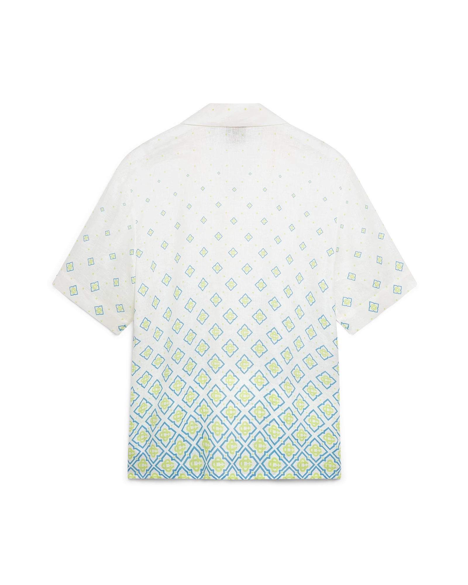 Casablanca Degrade Monogram camicia lino beige uomo