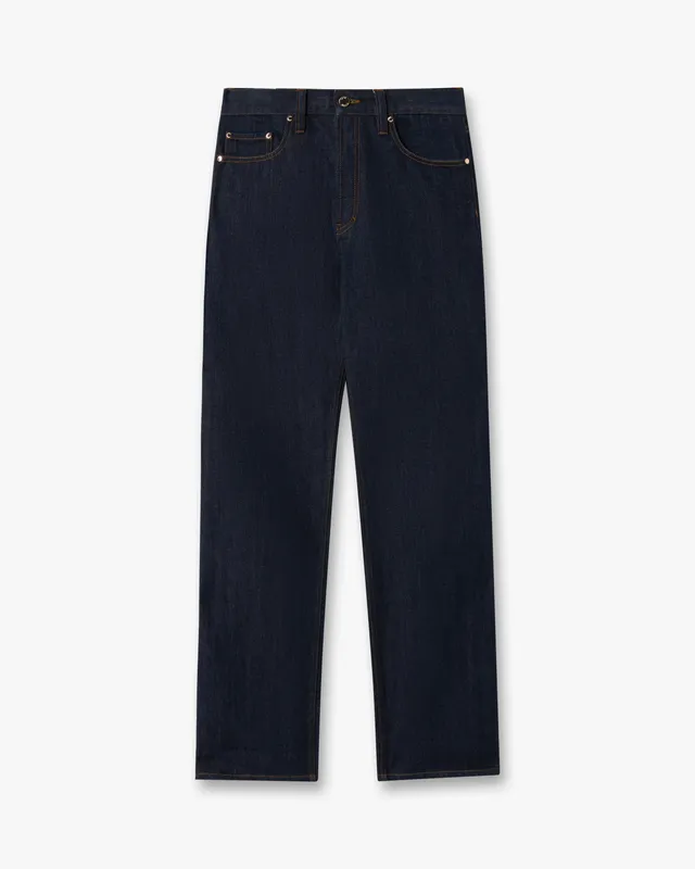 Casablanca jeans uomo indaco denim dritto slim