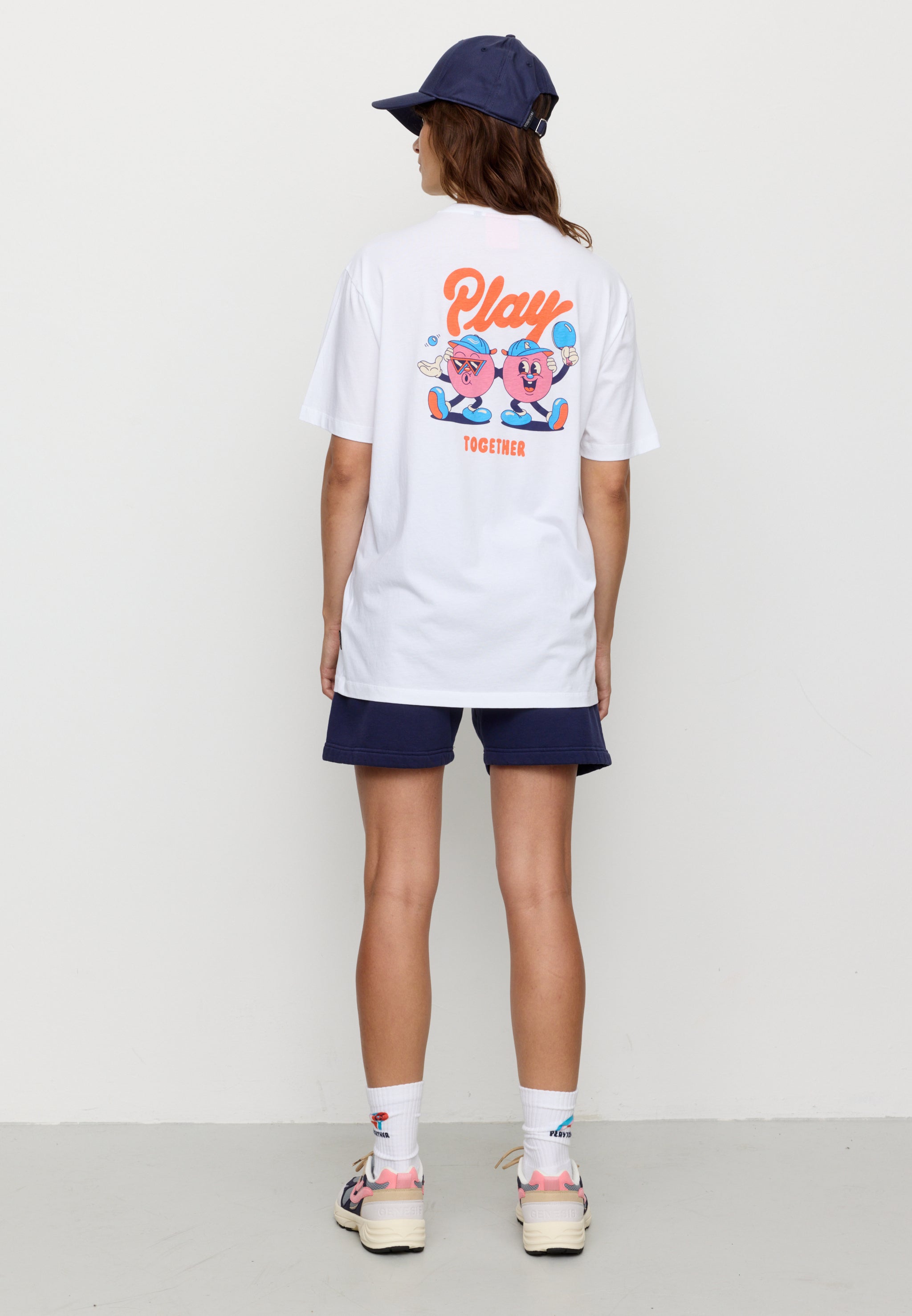Recolution Aposeris Play Together t-shirt bianca cotone bio
