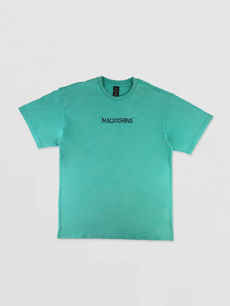 Maui and Sons Skybound Mineral Washed Boxy Fit T-Shirt cotone