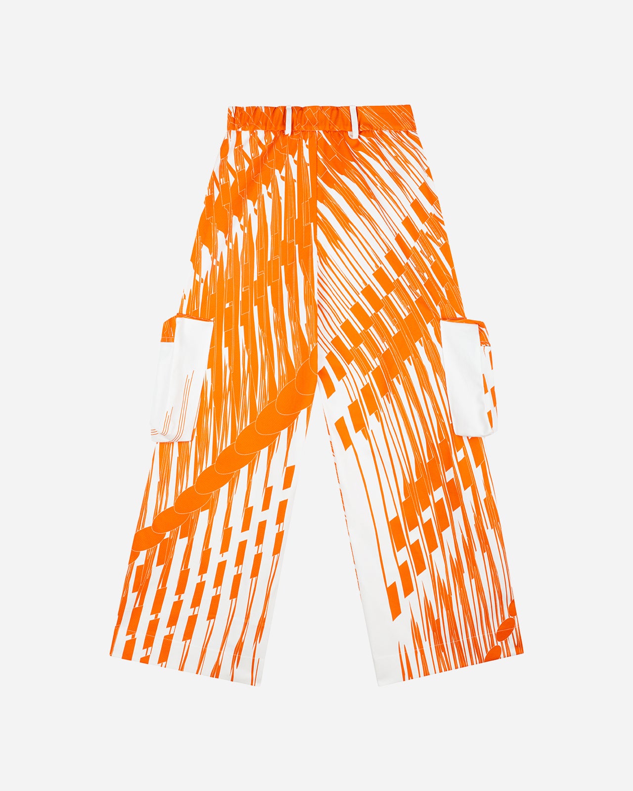 Noskra Brutal Printed 3D pantaloni cargo cotone