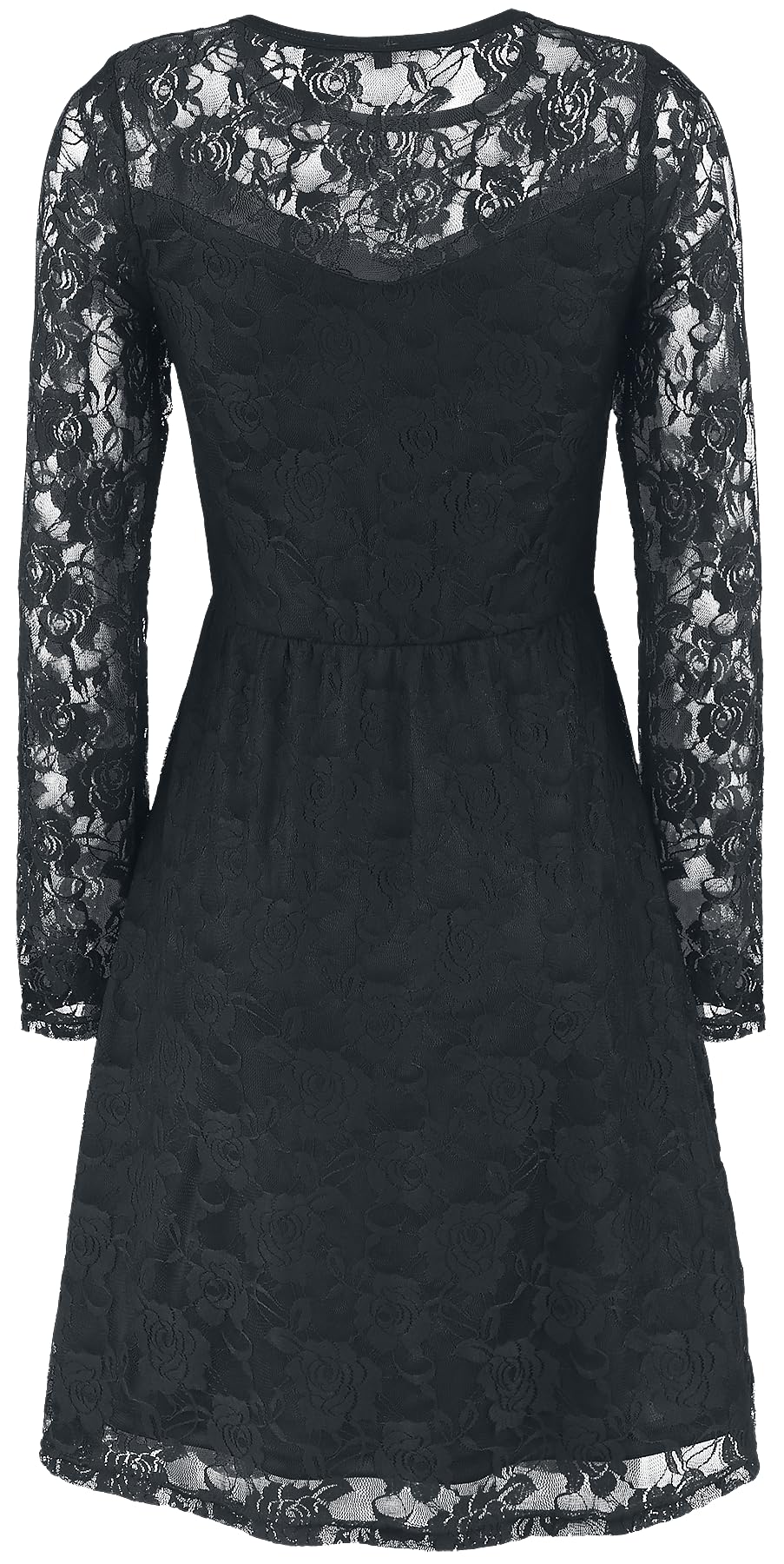 Gothicana by EMP abito nero in pizzo donna 3XL