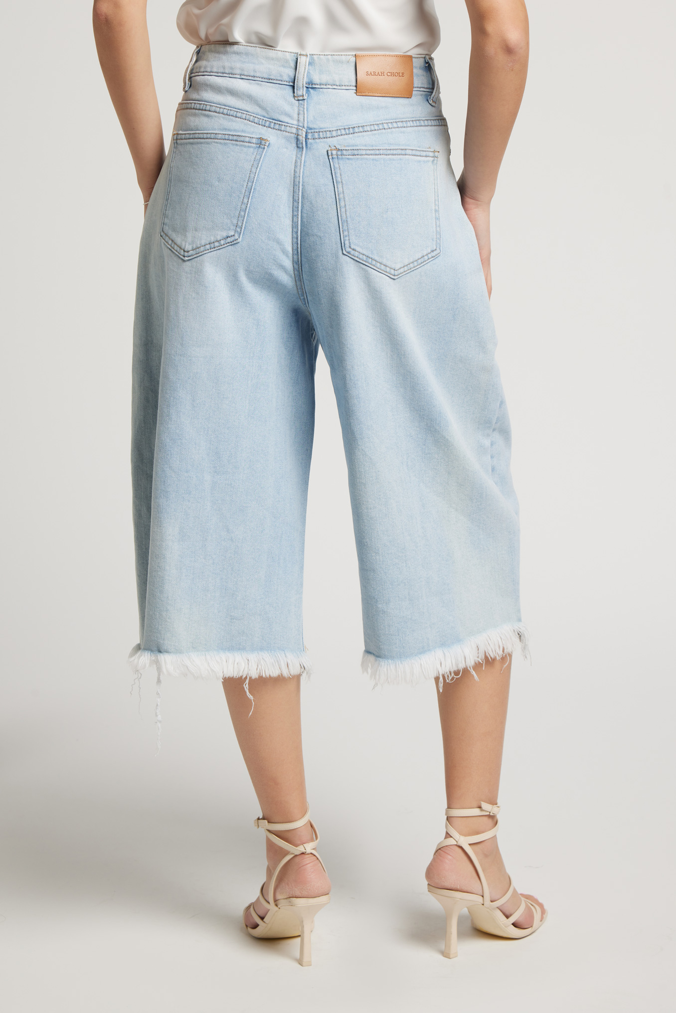 Sarah Chole SJ8944 pantalone largo cotone taglia unica