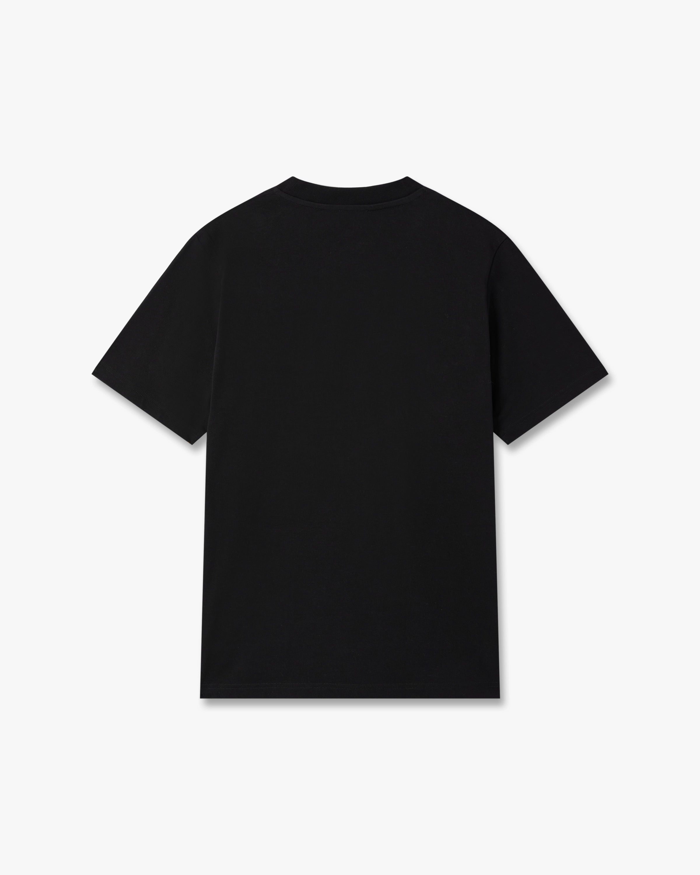 Casablanca Diamond Logo t-shirt nera maniche corte cotone