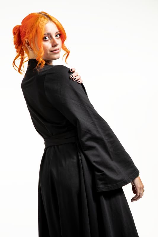 Gothicana by EMP accappatoio kimono XL nero french terry