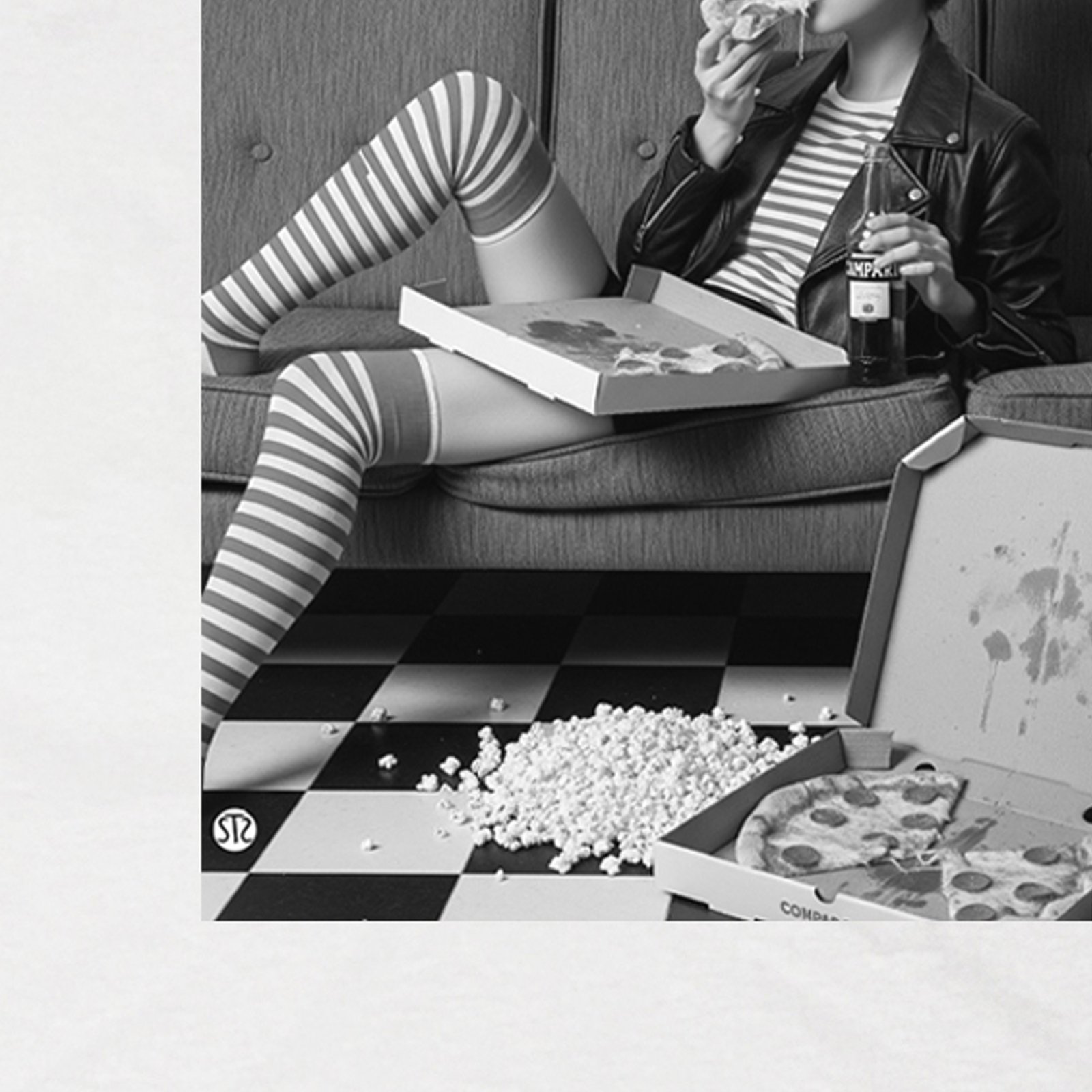 Seetees Girly Things Movie Time maglietta vestibilità comoda