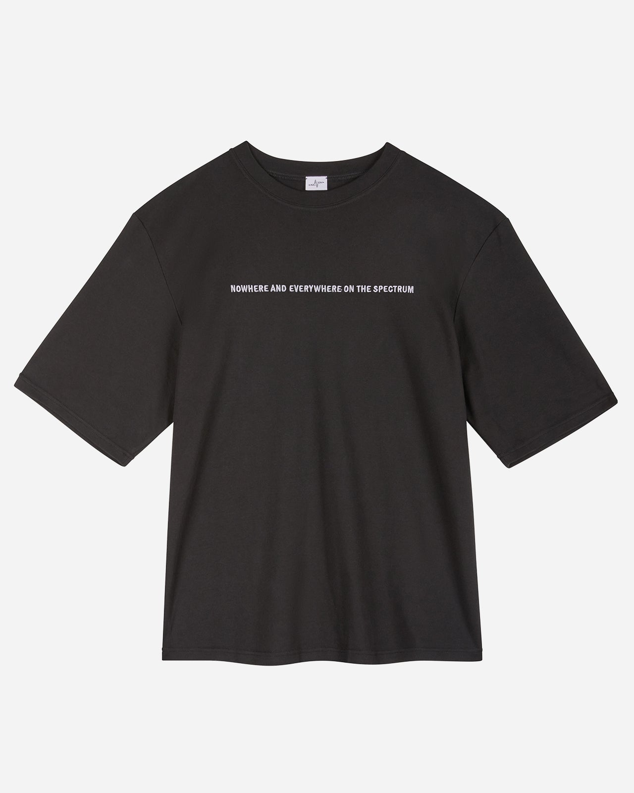 Noskra Statement T-shirt nera cotone ricamo