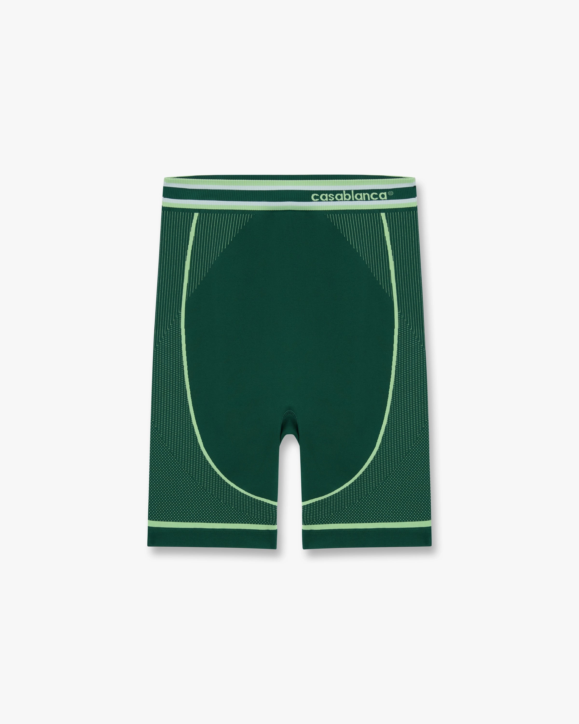 Casablanca Seamless shorts donna verdi elasticizzati