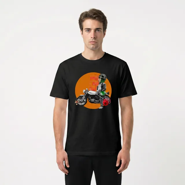 Seetees Motors Cage maglietta grafica moto