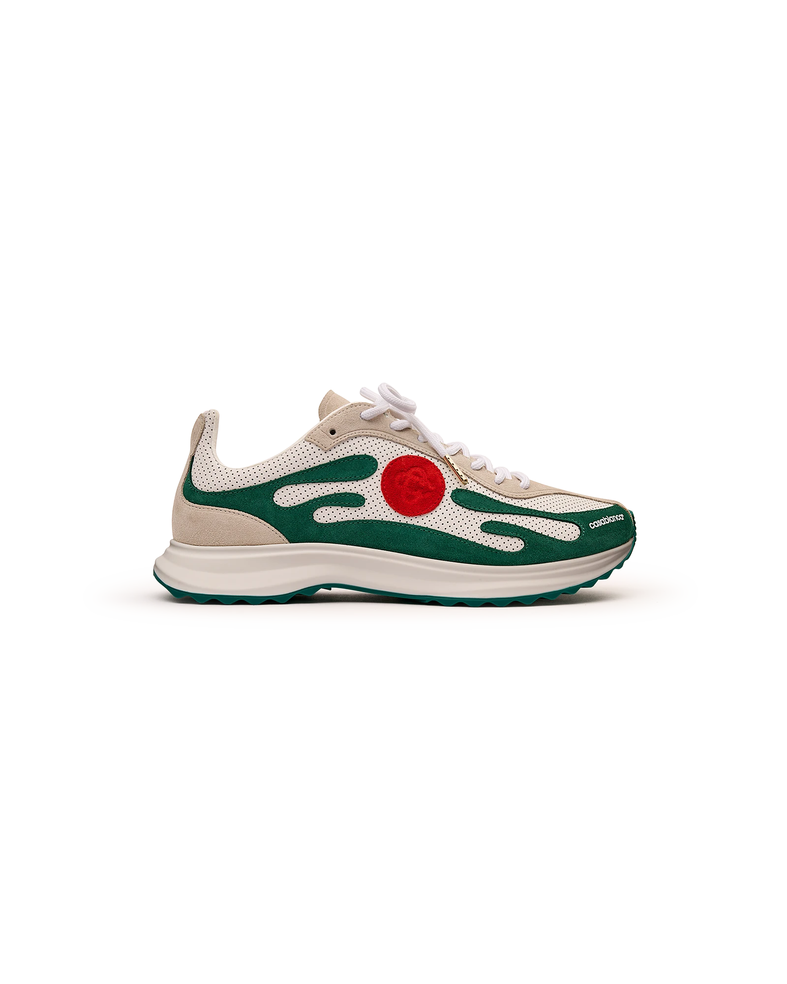 Casablanca Stade sneakers uomo bianco verde