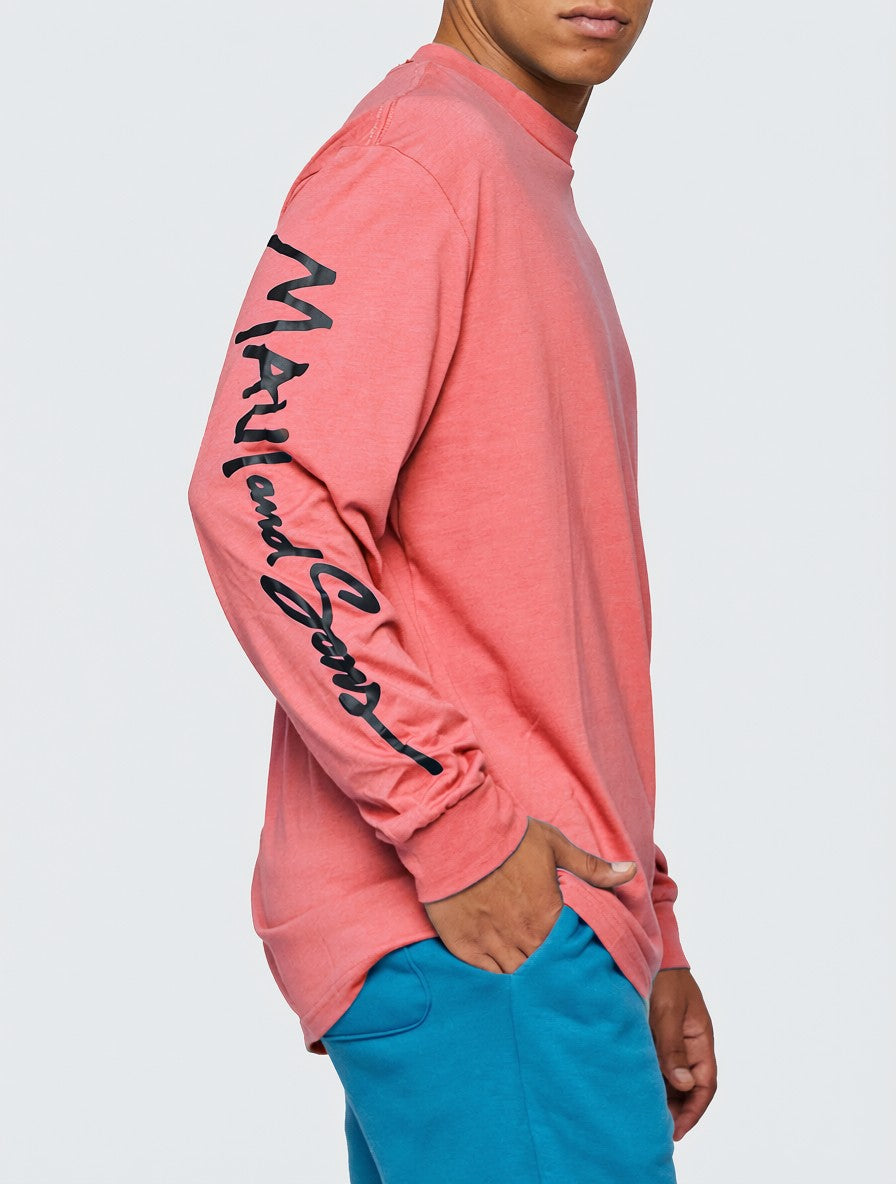 Maui and Sons Monsoon Maglia manica lunga corallo