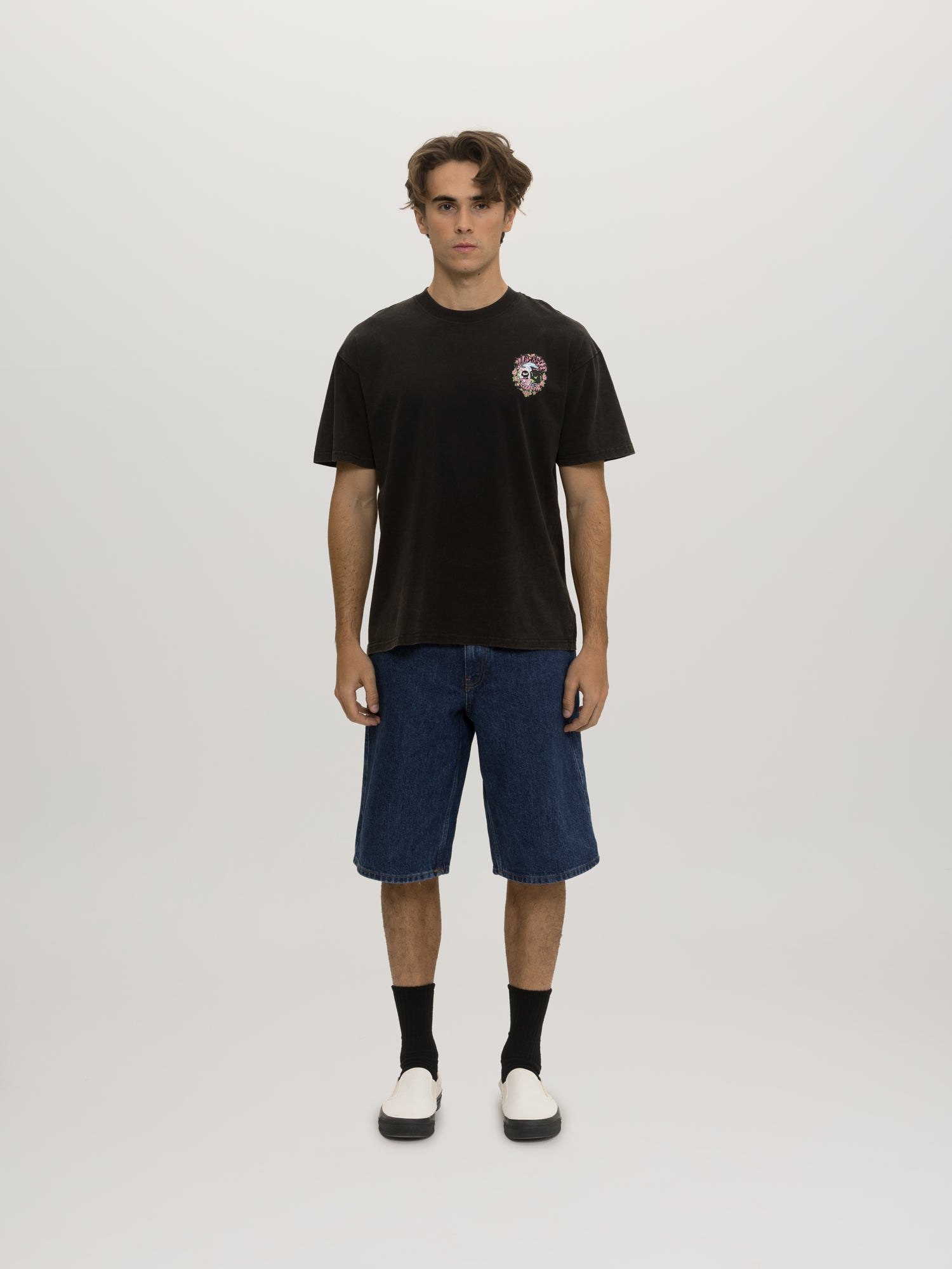 Maui and Sons Pabst Shark Can maglietta nera uomo