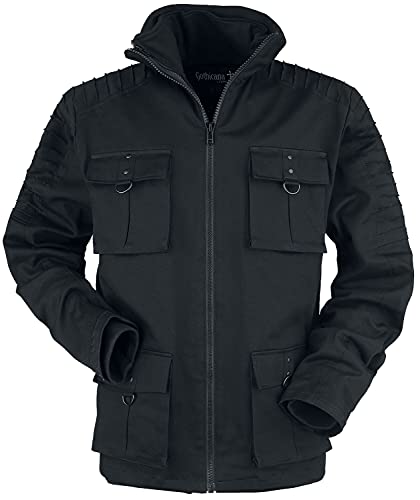 Gothicana by EMP giacca invernale nera uomo taglia S
