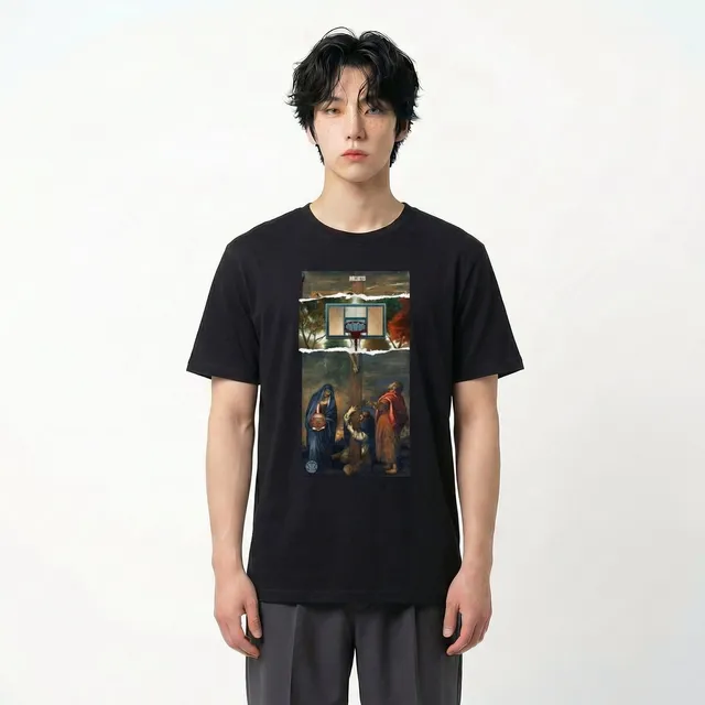 Seetees La Crocifissione t-shirt grafica Roma taglia vera