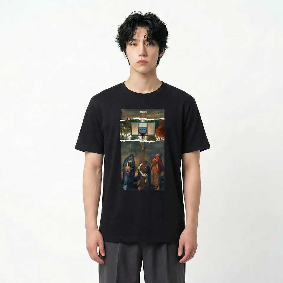 Seetees La Crocifissione t-shirt grafica Roma taglia vera