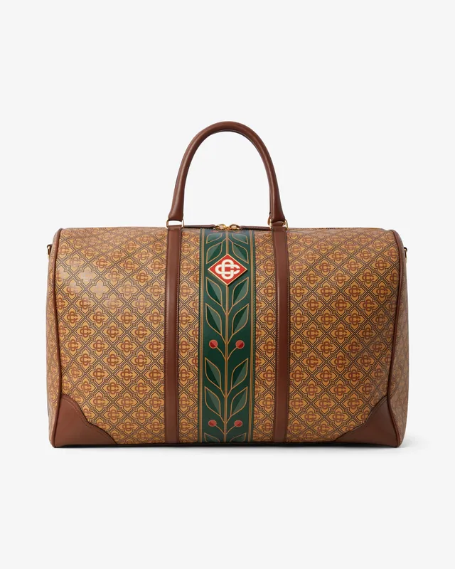 Casablanca weekender beige monogram tela