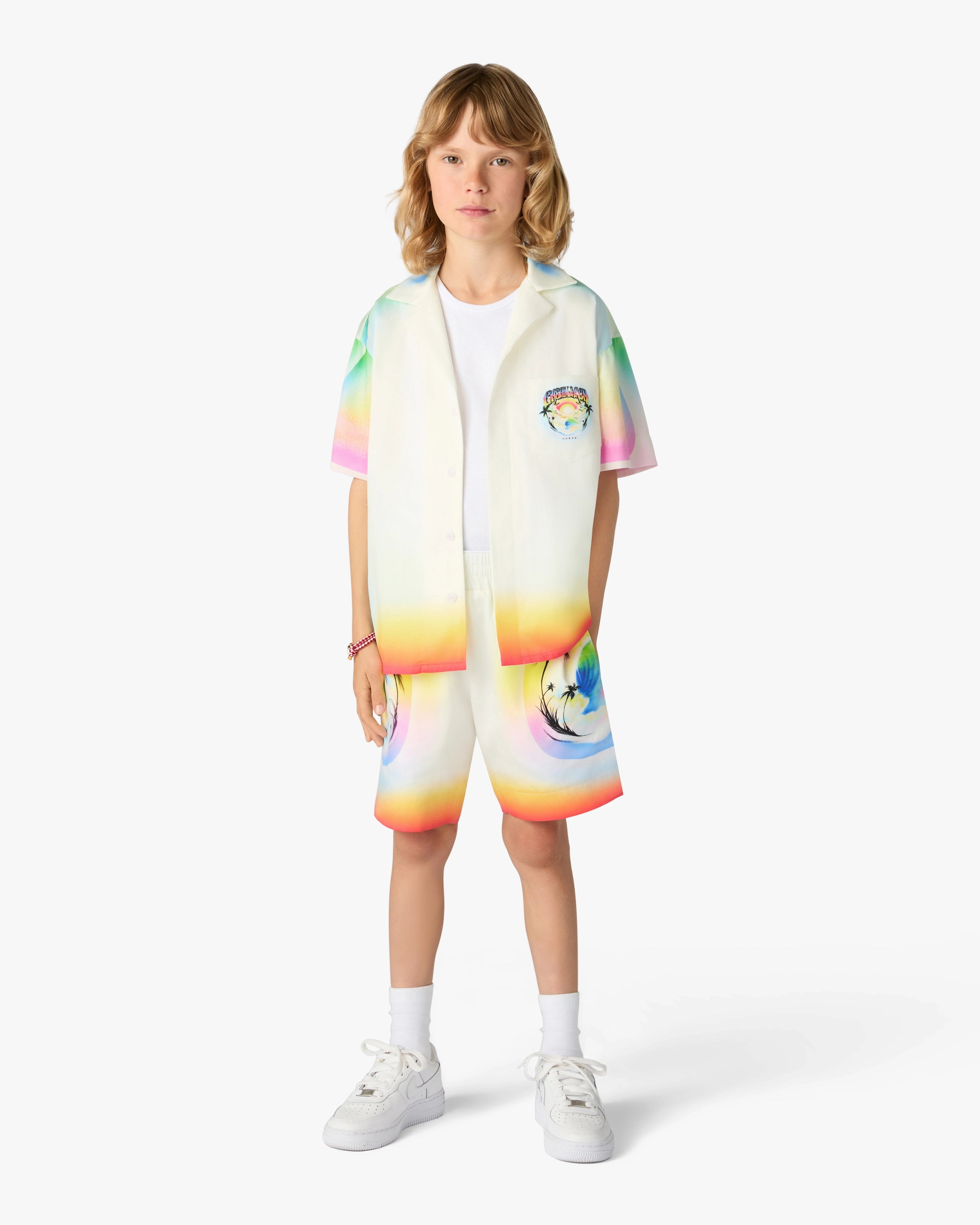 Casablanca Airspray pantaloncini cotone multicolore 7-8 anni
