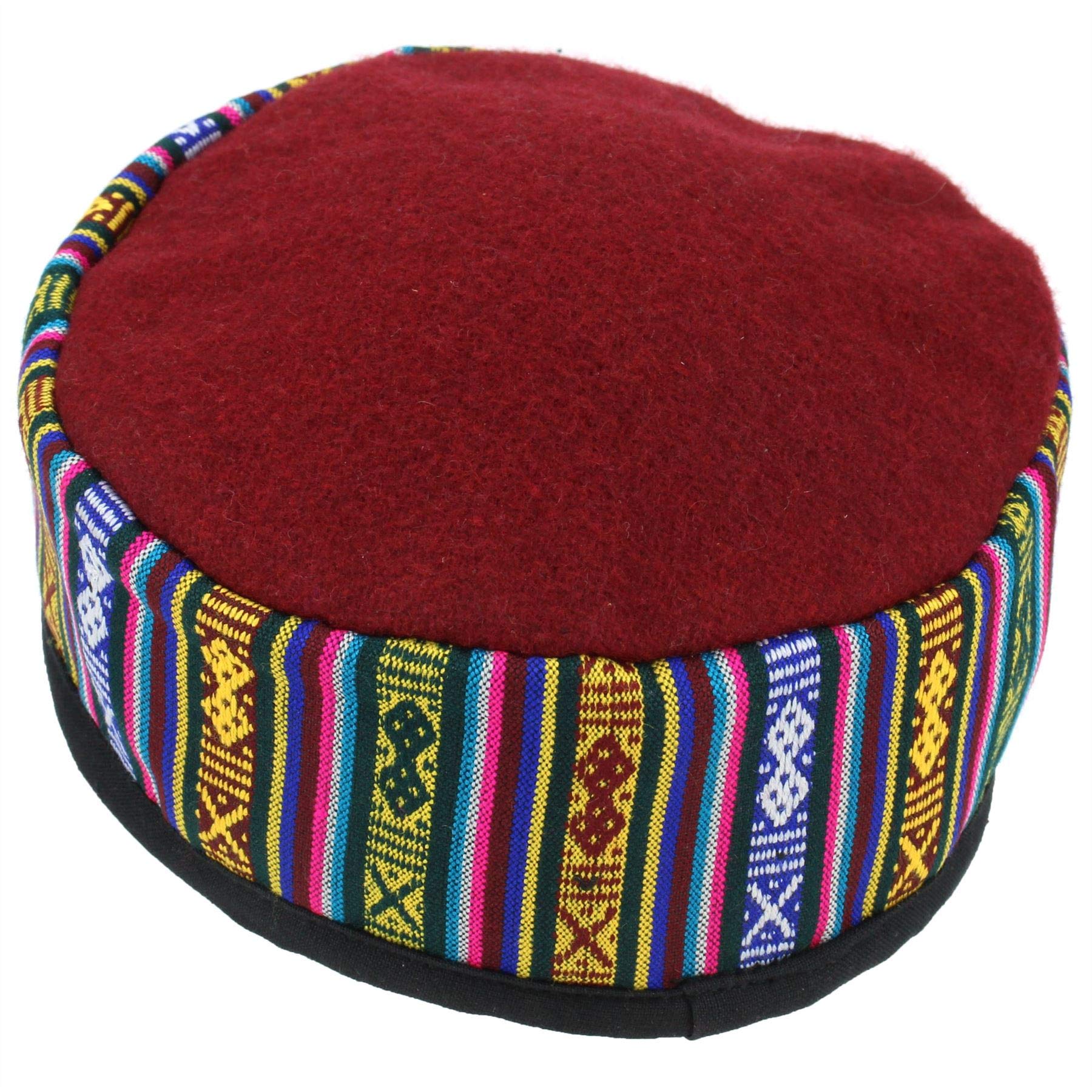 Siesta cappello lana rosso fumare unisex