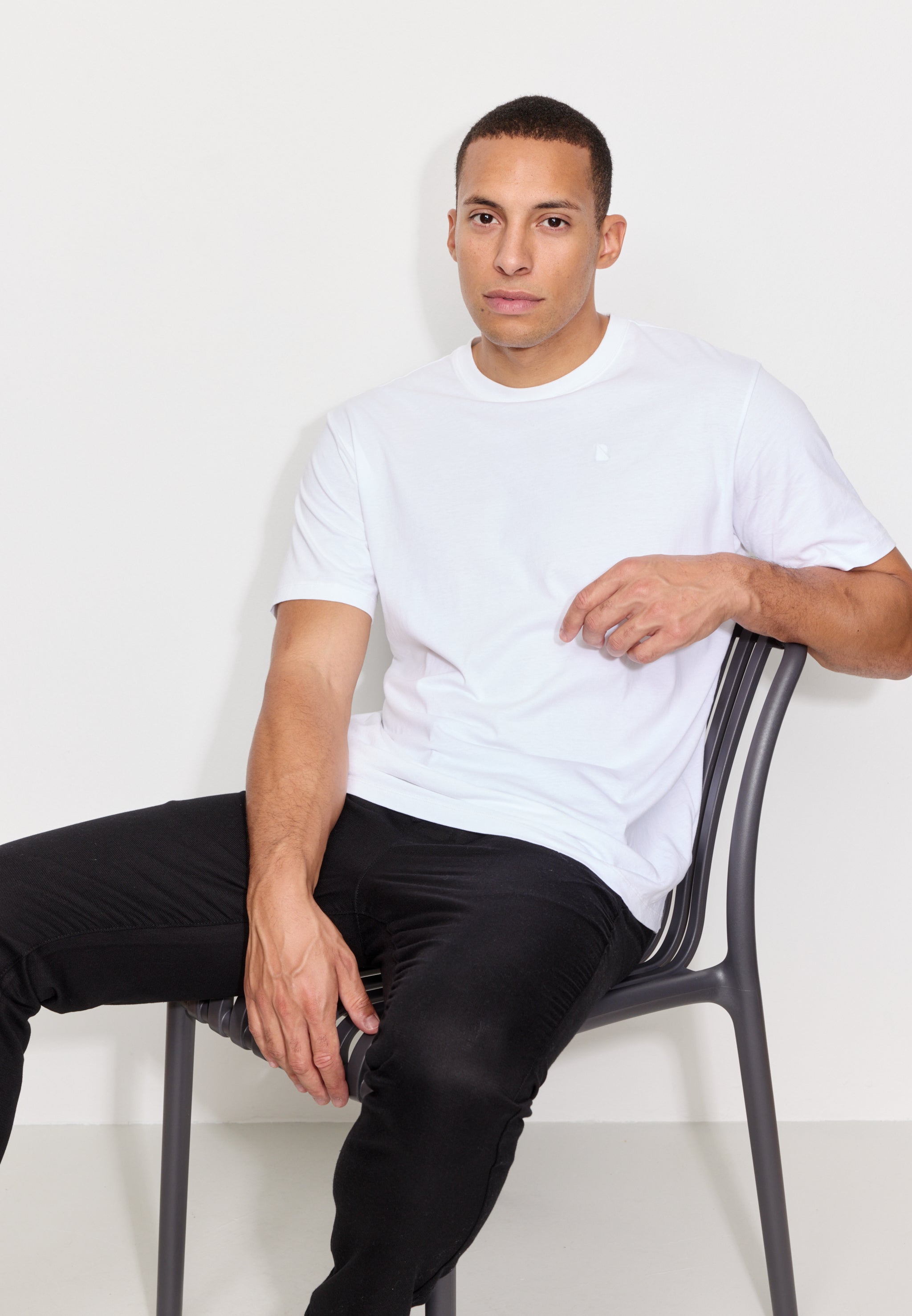 Recolution Aposeris Logo t-shirt loose fit white