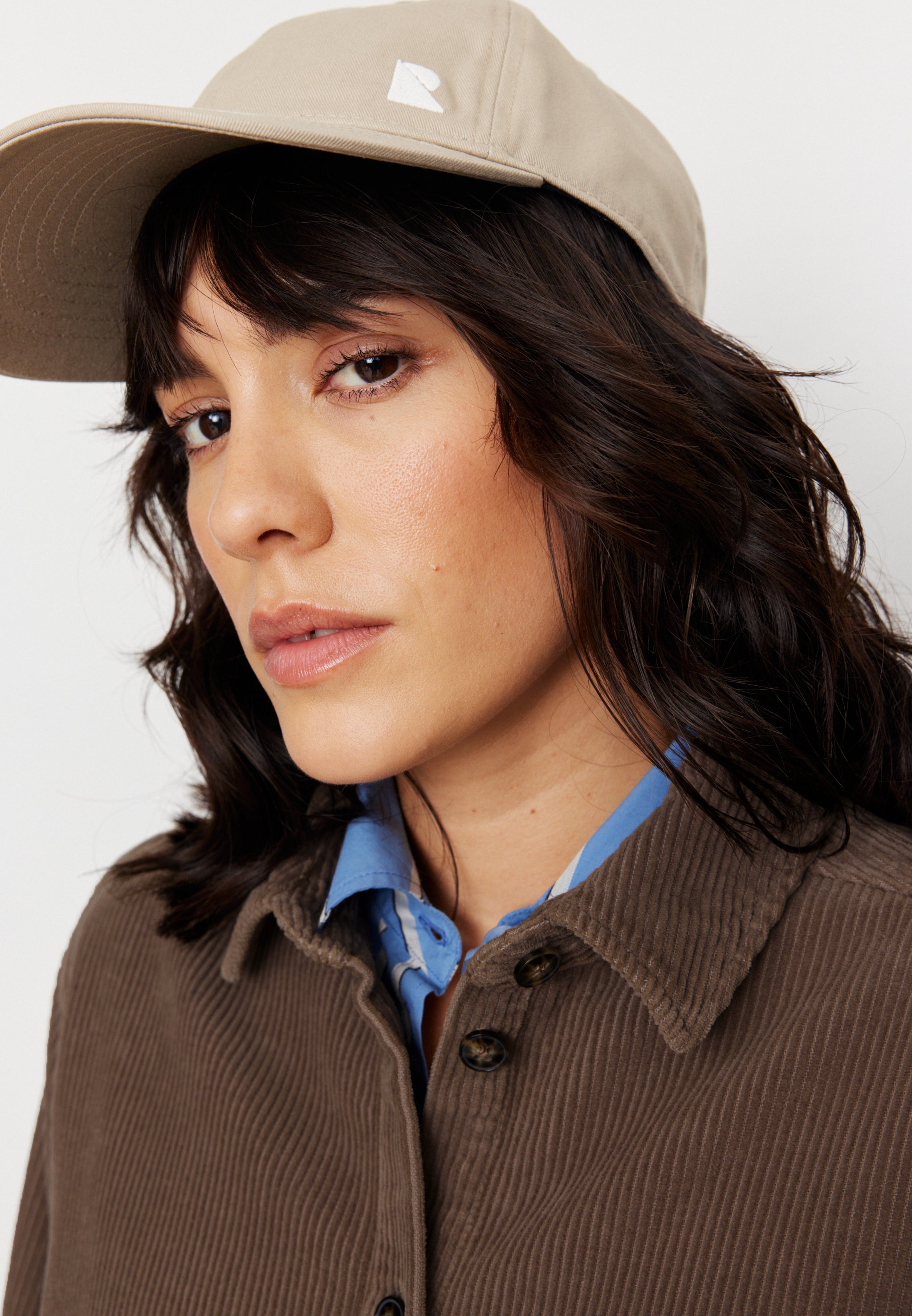 Recolution Rhodea overshirt donna marrone cotone