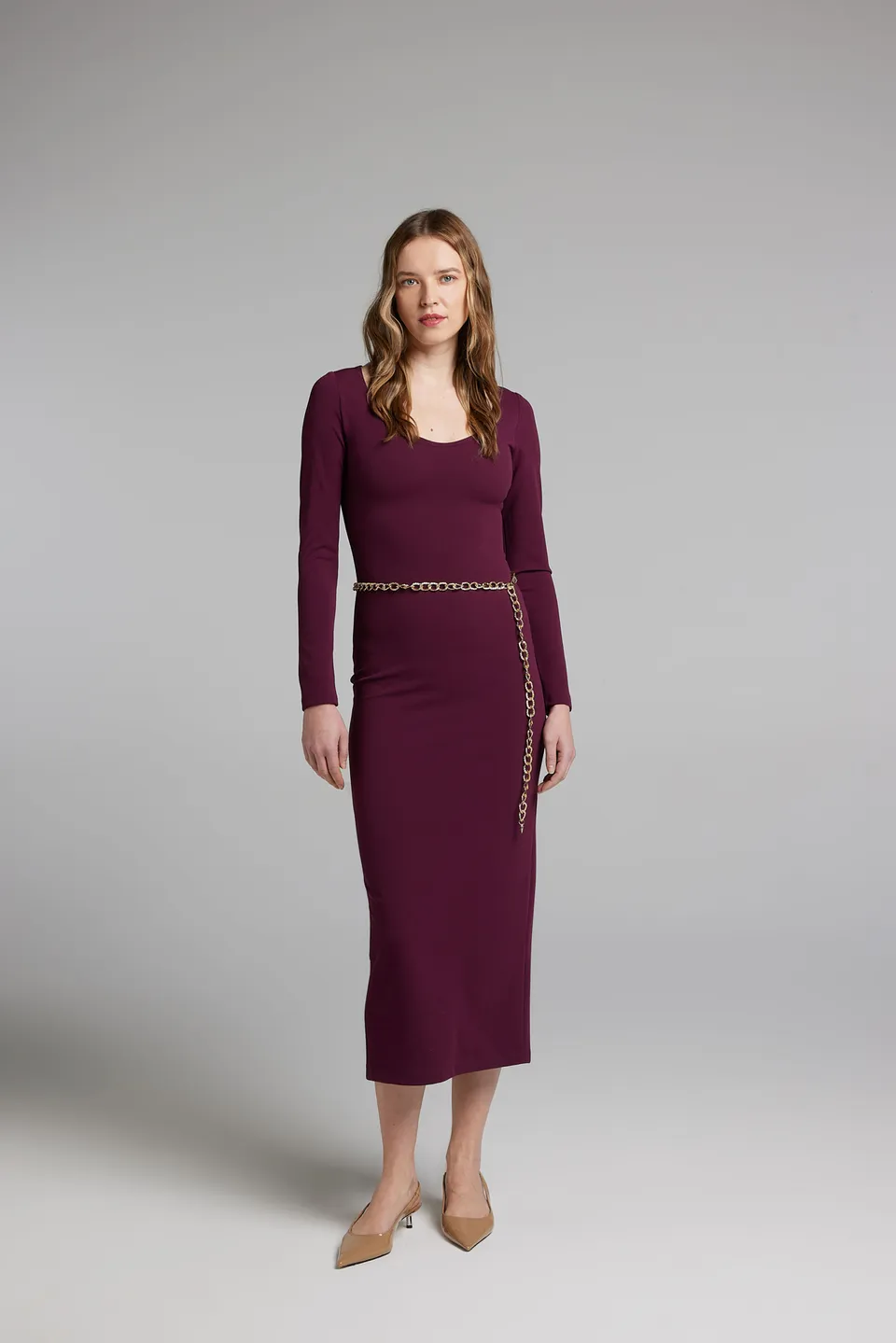 Sarah Chole 27826 abito in scuba twill elasticizzato