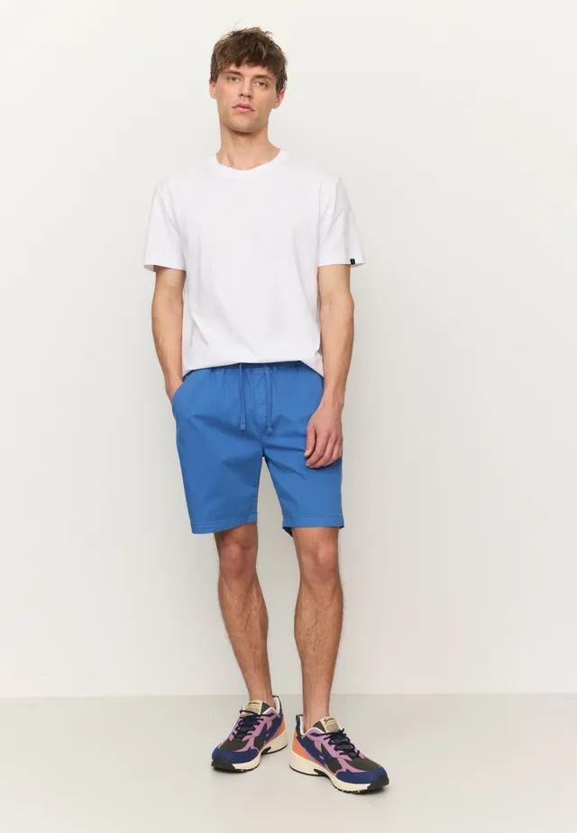 Recolution Quince shorts cotone bio blu elettrico