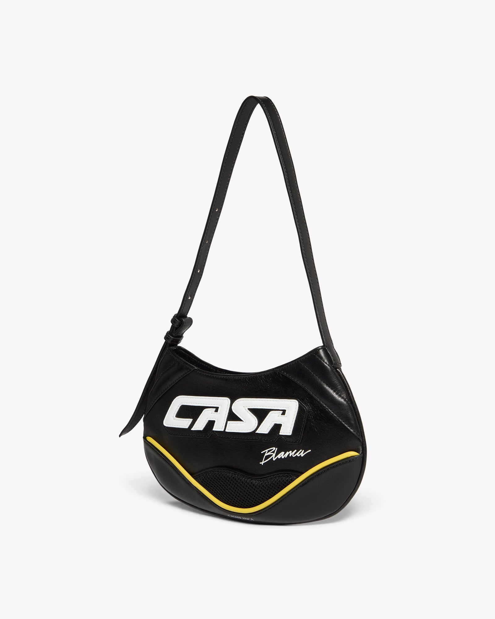 Casablanca Slim Biker Borsa Nero Pelle