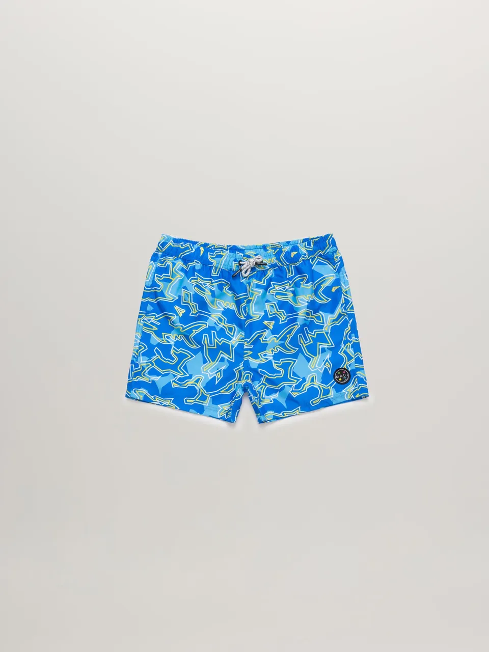 Maui and Sons Bad Fish pantaloncini mare blu bimbo