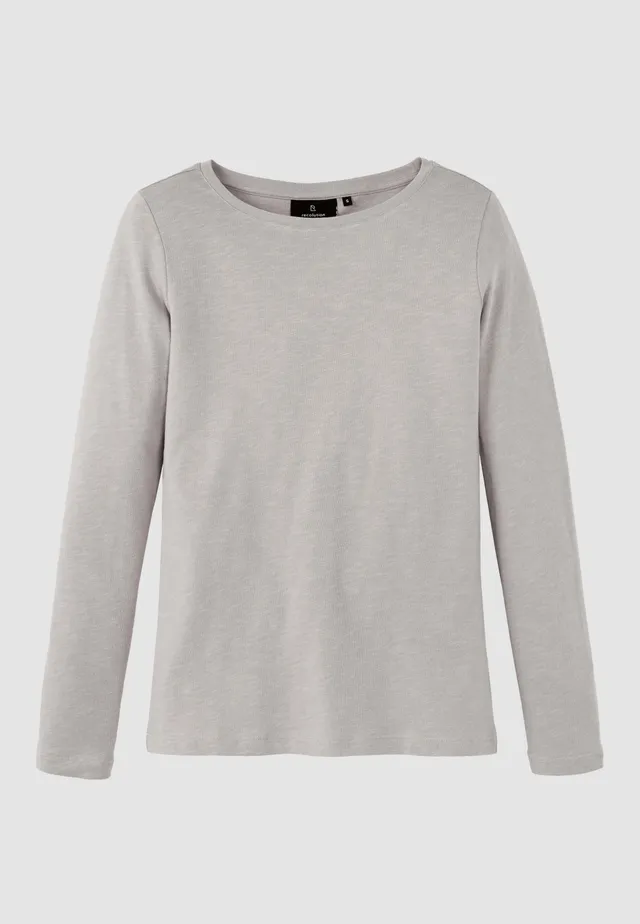Recolution Iris maglia manica lunga greige cotone bio