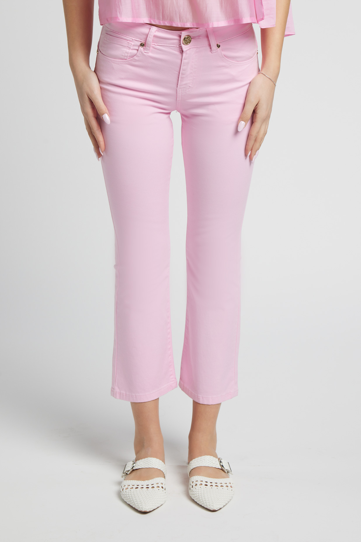 Sarah Chole SJ8939 Cinque Tasche pantalone cotone