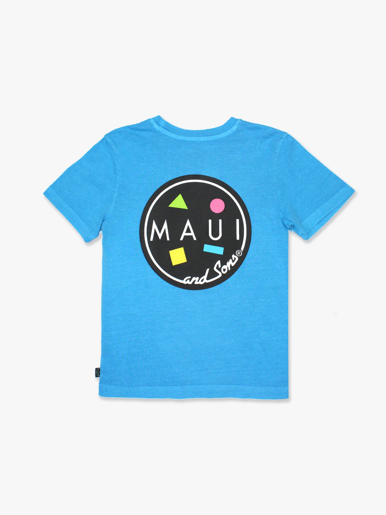 Maui and Sons Cookie Logo maglietta bambino blu cotone