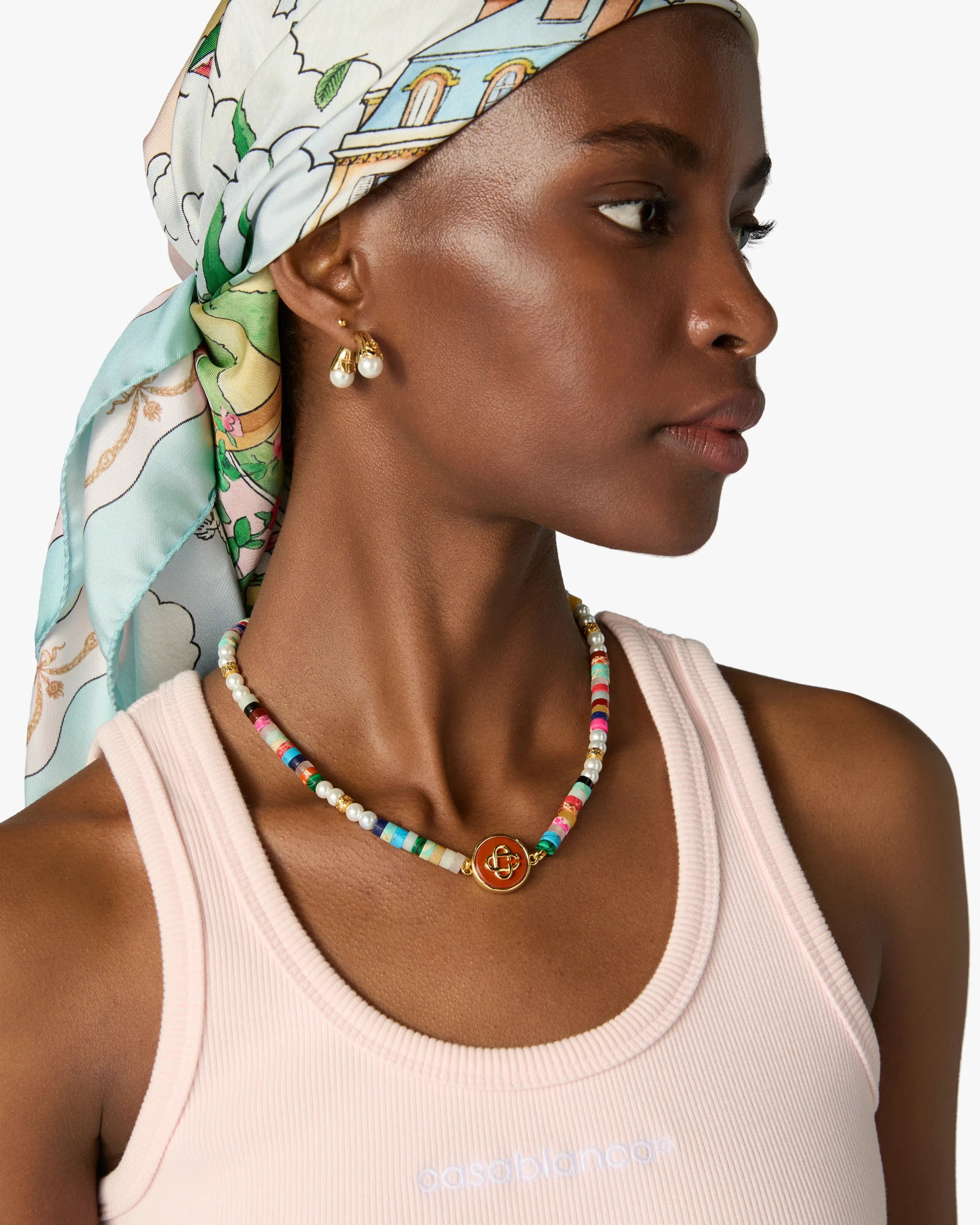 Casablanca Bead collana perline multicolore